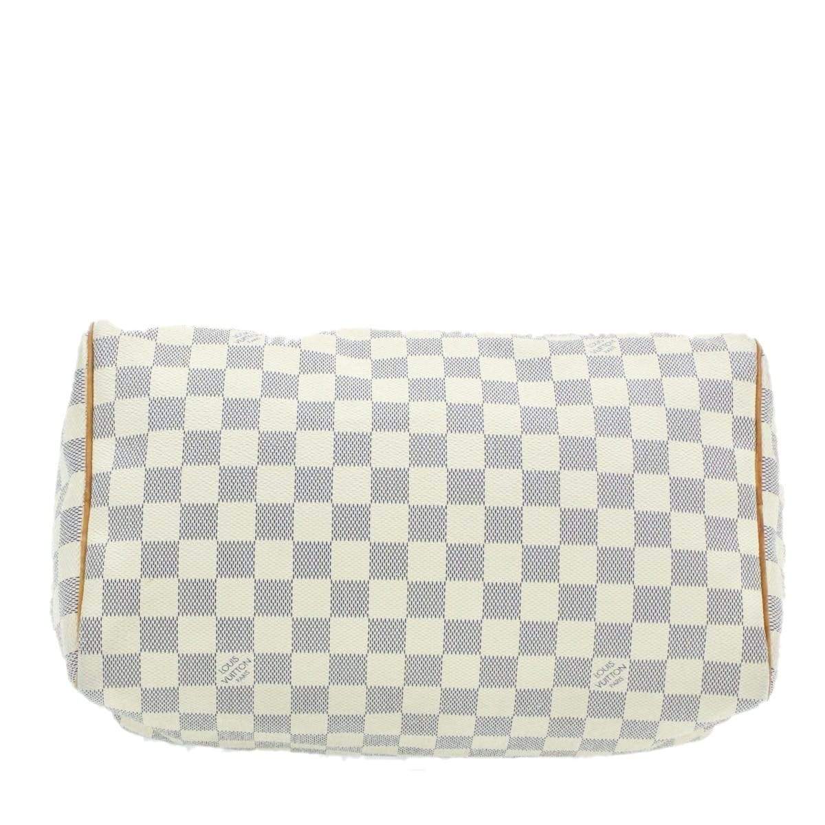 LOUIS VUITTON Damier Azur Speedy 30 Hand Bag LV DU2029 - image 7