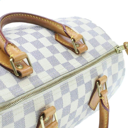 LOUIS VUITTON Damier Azur Speedy 30 Hand Bag LV DU2029 - image 5