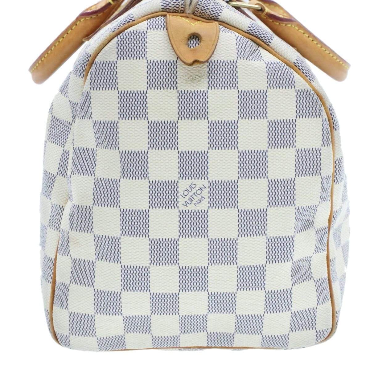 LOUIS VUITTON Damier Azur Speedy 30 Hand Bag LV DU2029 - image 3