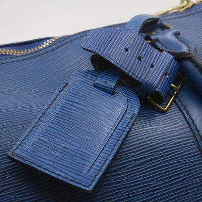 LOUIS VUITTON Epi Keepall 50 Boston Bag Blue VI0990 - image 5