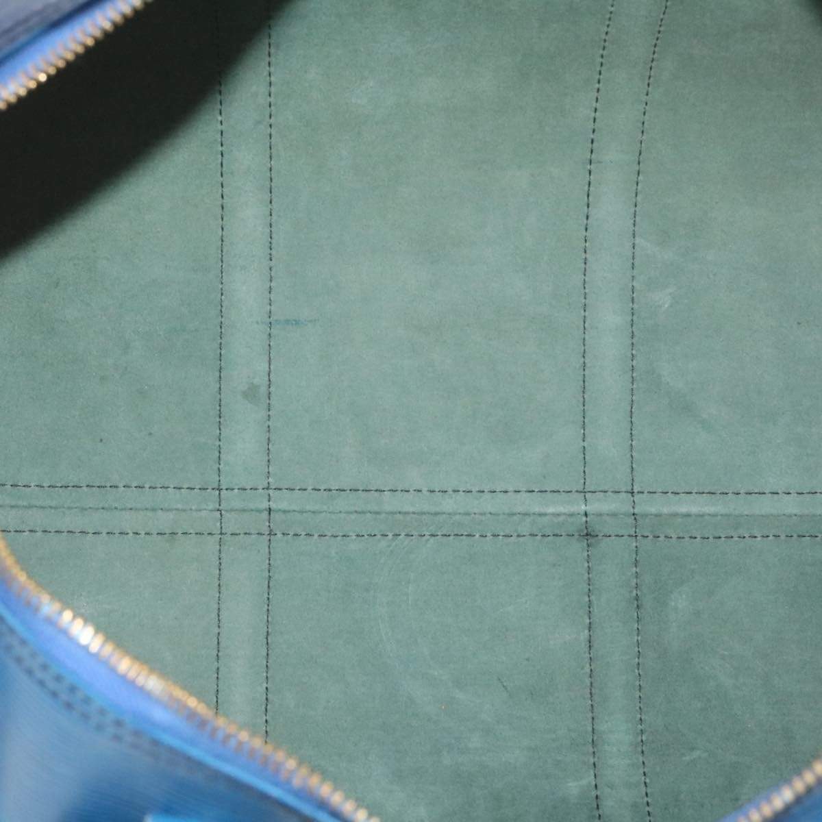 LOUIS VUITTON Epi Keepall 50 Boston Bag Blue VI0990 - image 14