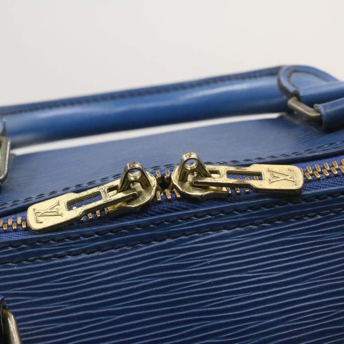 LOUIS VUITTON Epi Keepall 50 Boston Bag Blue VI0990 - image 12