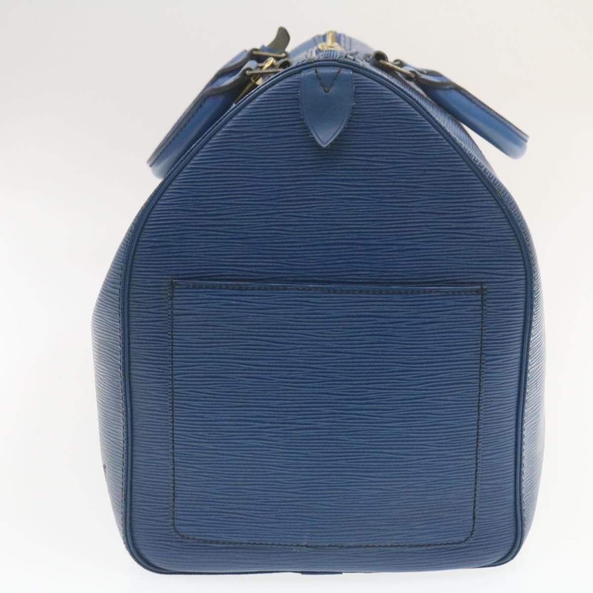 LOUIS VUITTON Epi Keepall 50 Boston Bag Blue VI0990 - image 3