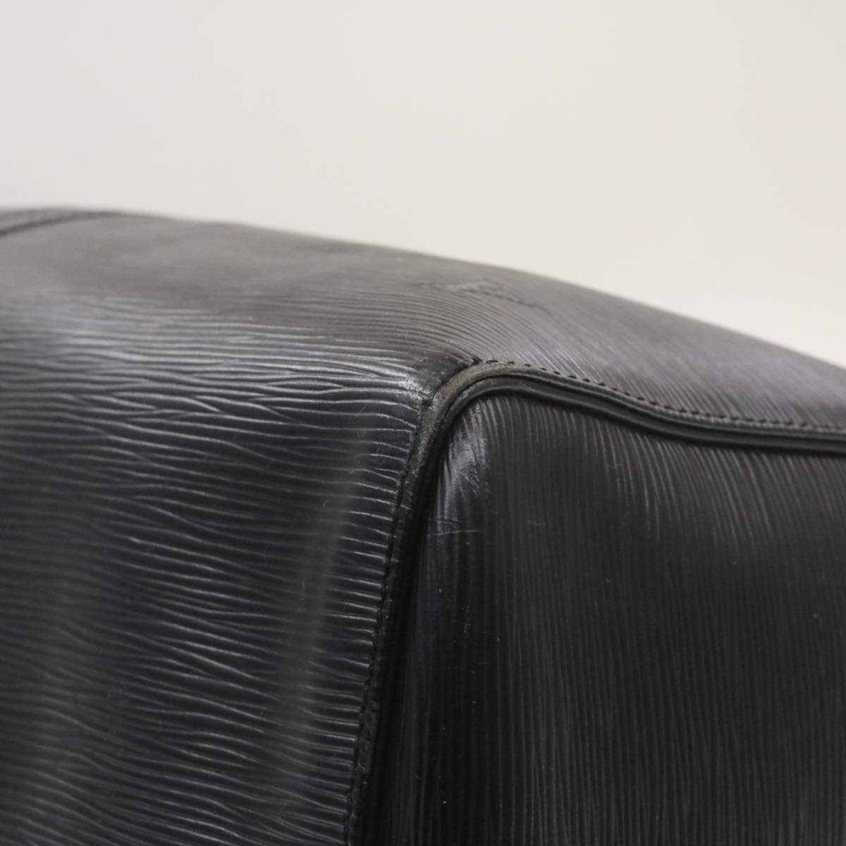 Louis Vuitton Epi Keepall 55 Boston Bag Black - image 12
