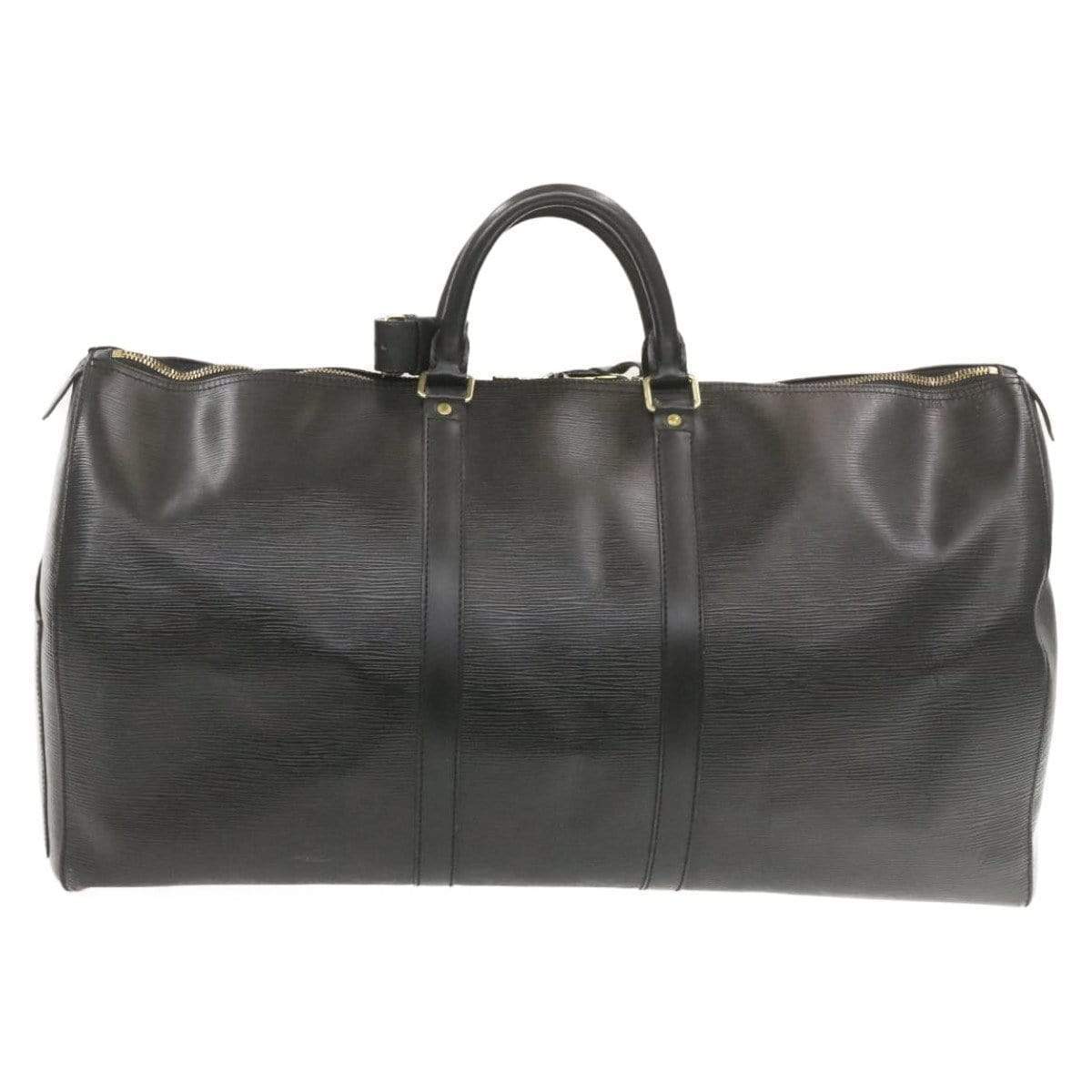 Louis Vuitton Epi Keepall 55 Boston Bag Black - image 3