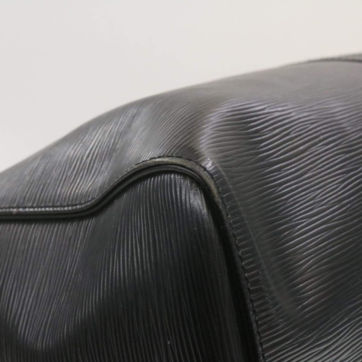 Louis Vuitton Epi Keepall 55 Boston Bag Black - image 9
