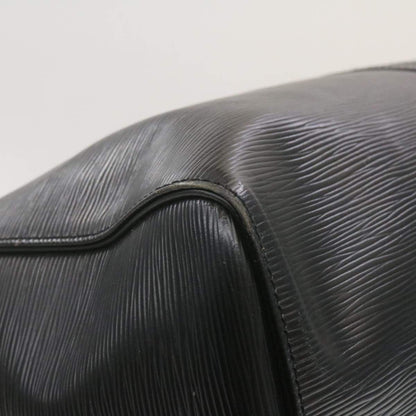 Louis Vuitton Epi Keepall 55 Boston Bag Black - image 9