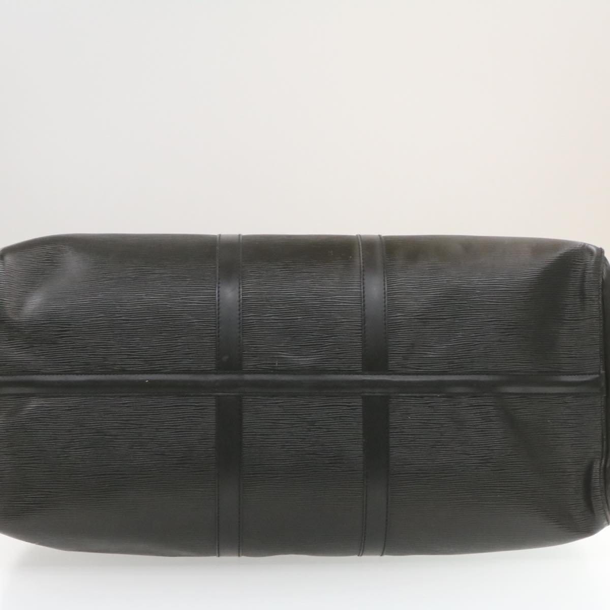 Louis Vuitton Epi Keepall 55 Boston Bag Black - image 8