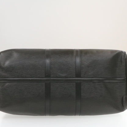 Louis Vuitton Epi Keepall 55 Boston Bag Black - image 8