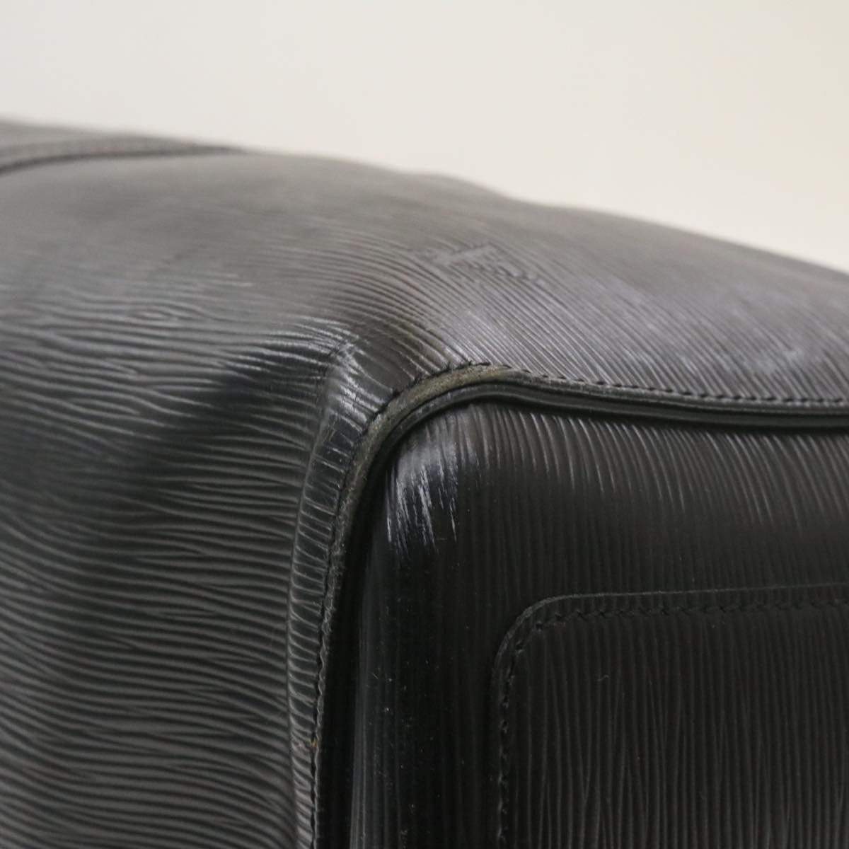 Louis Vuitton Epi Keepall 55 Boston Bag Black - image 10