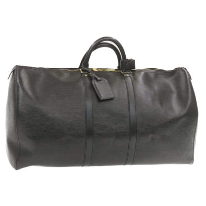 Louis Vuitton Epi Keepall 55 Boston Bag Black - image 1