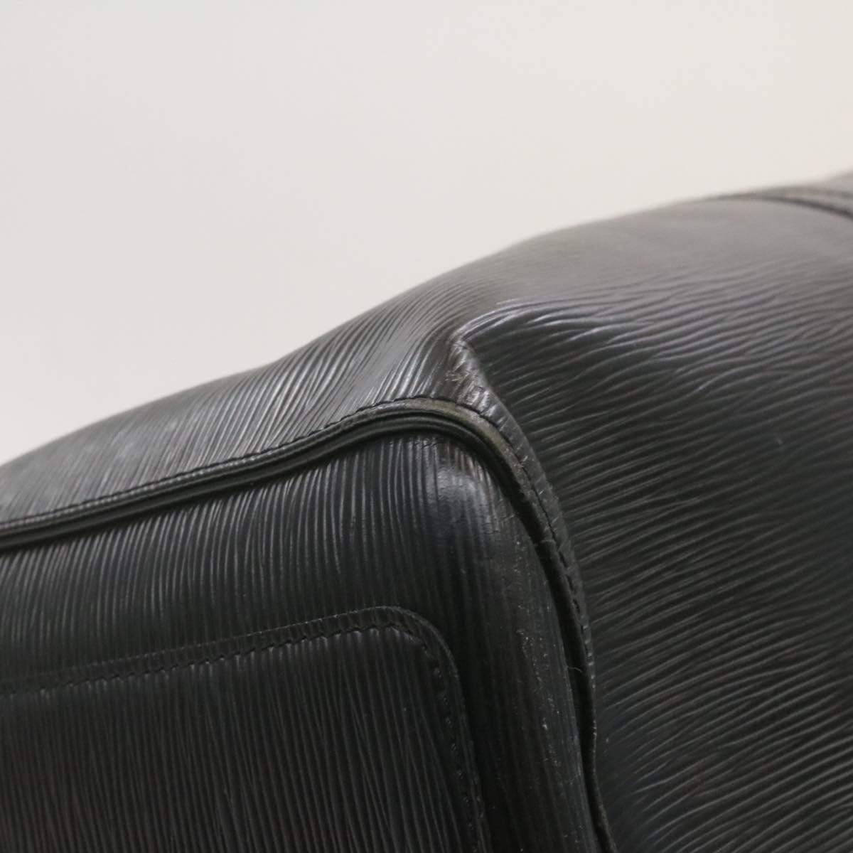 Louis Vuitton Epi Keepall 55 Boston Bag Black - image 11