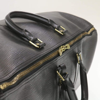Louis Vuitton Epi Keepall 55 Boston Bag Black - image 6