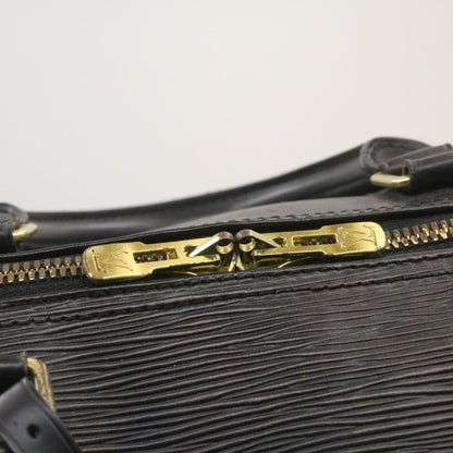 Louis Vuitton Epi Keepall 55 Boston Bag Black - image 13