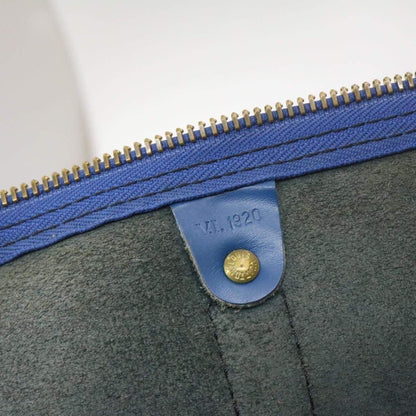 LOUIS VUITTON Epi Keepall 55 Boston Bag Blue VI1920 - image 14