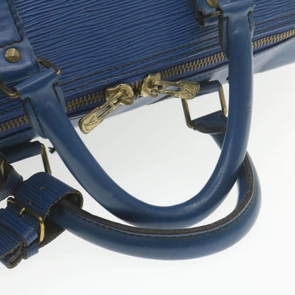 LOUIS VUITTON Epi Keepall 55 Boston Bag Blue VI1920 - image 6