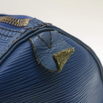 LOUIS VUITTON Epi Keepall 55 Boston Bag Blue VI1920 - image 8