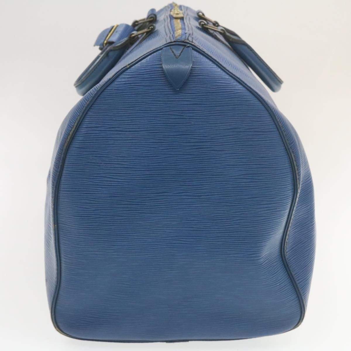 LOUIS VUITTON Epi Keepall 55 Boston Bag Blue VI1920 - image 3