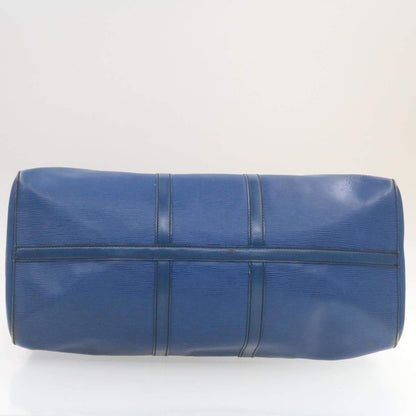 LOUIS VUITTON Epi Keepall 55 Boston Bag Blue VI1920 - image 7