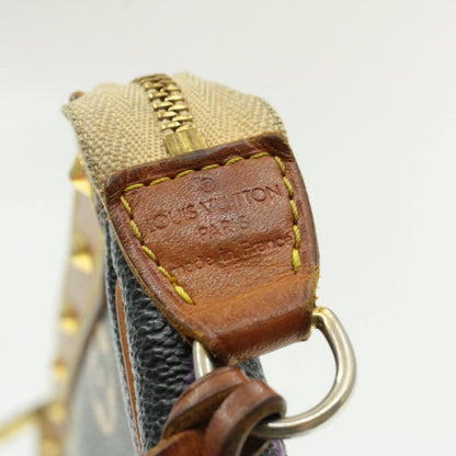 Louis Vuitton Monogram Multicolor Pochette Accessoires Pouch Black SL1013 - image 2