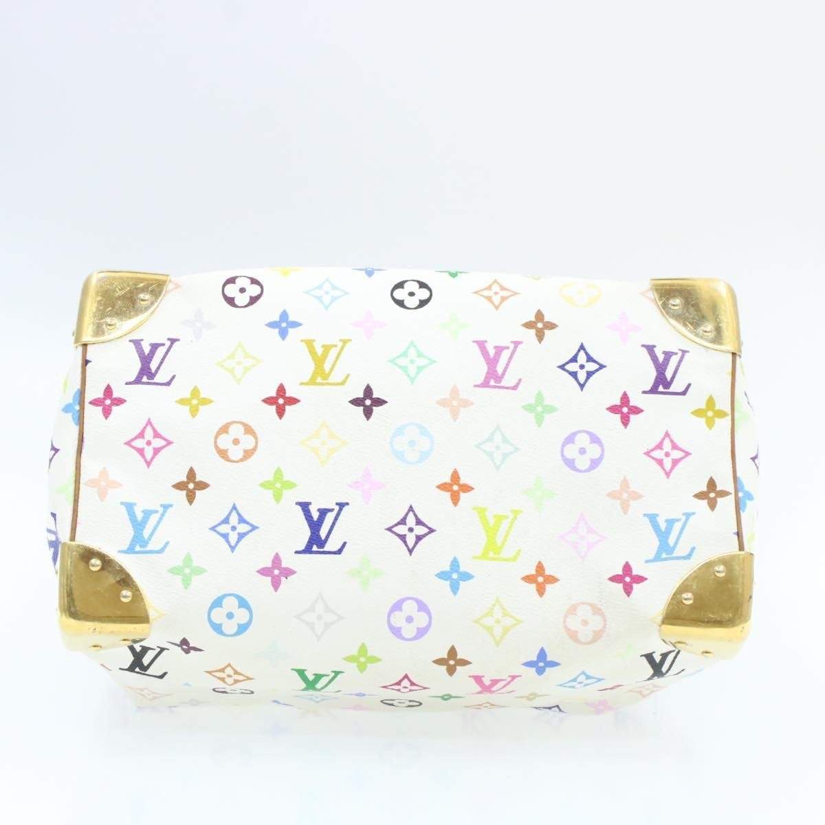 LOUIS VUITTON Monogram Murakami White Speedy 30 Hand Bag SP0013 - image 4
