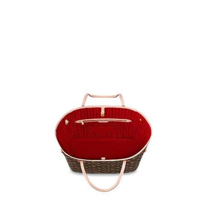 Louis Vuitton Neverfull MM Bag Cerise Red - photo 5