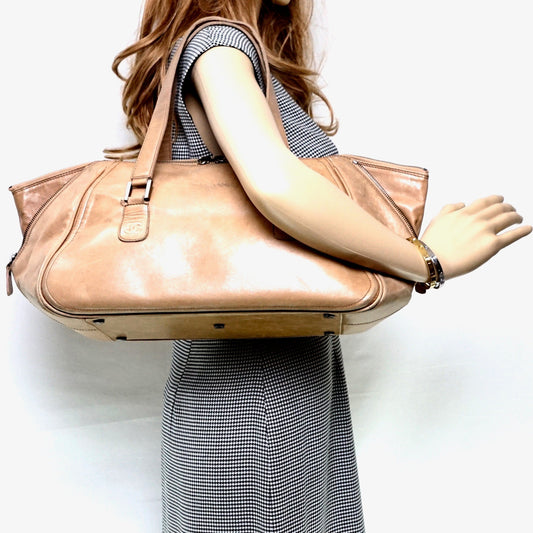 Chanel Shoulder Bag Light Brown - photo 2