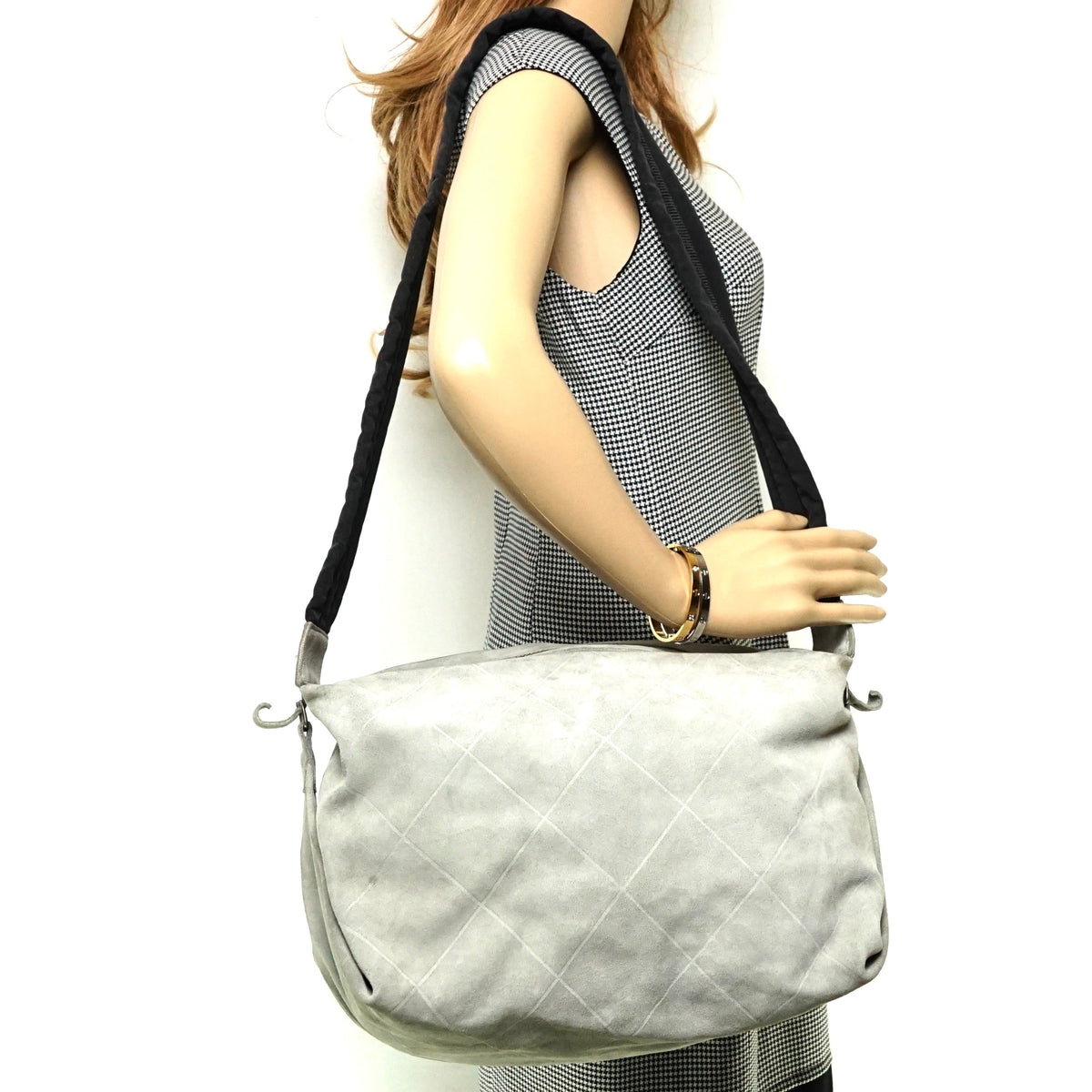 Chanel Cc Matelasse Canvas Shoulder - photo 2