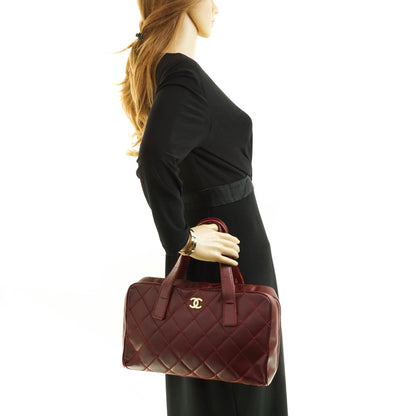 Chanel Wild Stitch Bowling Tote Bag - photo 2