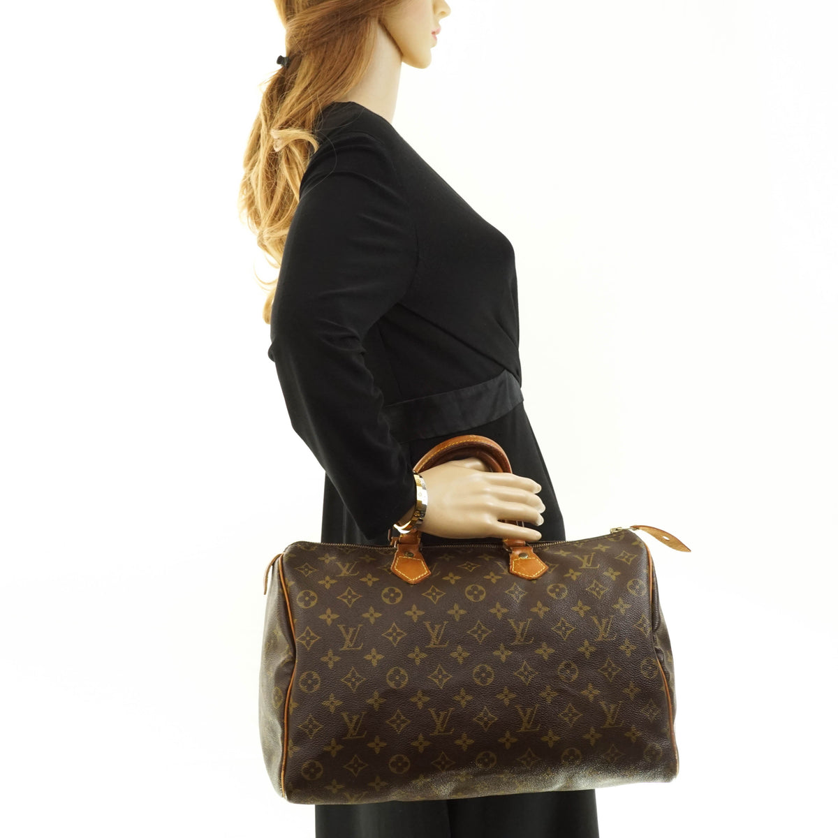 Louis Vuitton Speedy 35 Satchel Bag - image 2