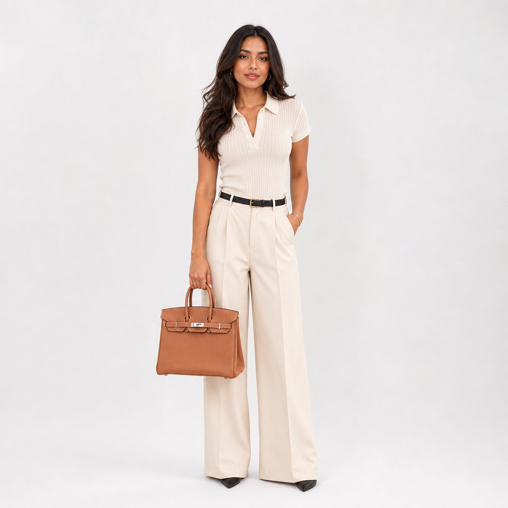Hermes Birkin 25 Togo Gold PHW K Stamp - photo 2
