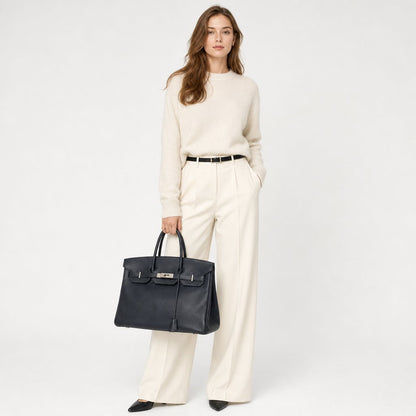 Hermes Birkin 35 Blue Indigo Square G Stamp - photo 2