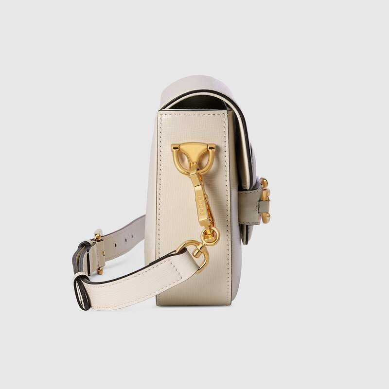 Gucci Horsebit 1955 mini bag White leather - photo 4