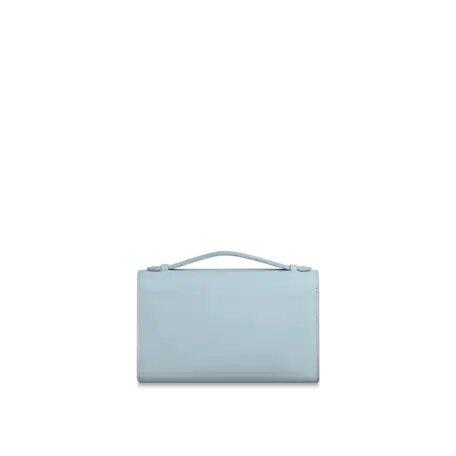 Louis Vuitton Lockme Clutch Olympe Blue - photo 3
