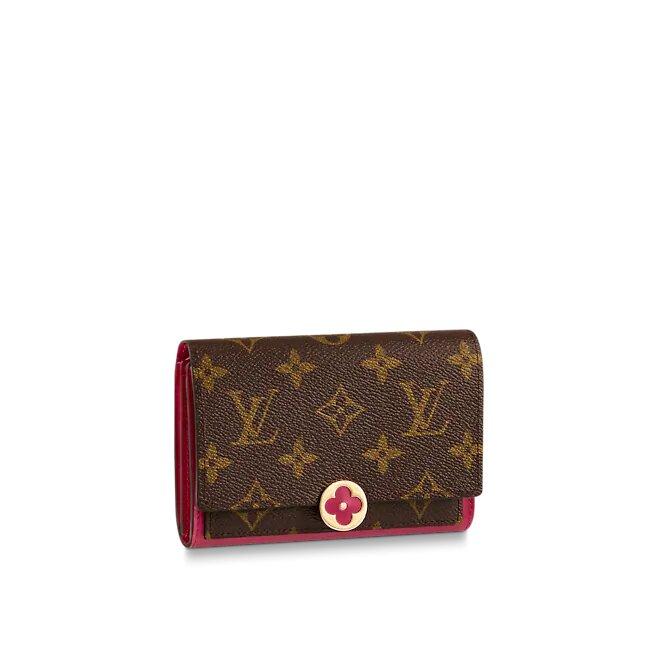 Louis Vuitton Flore Compact Wallet Fushia - photo 1