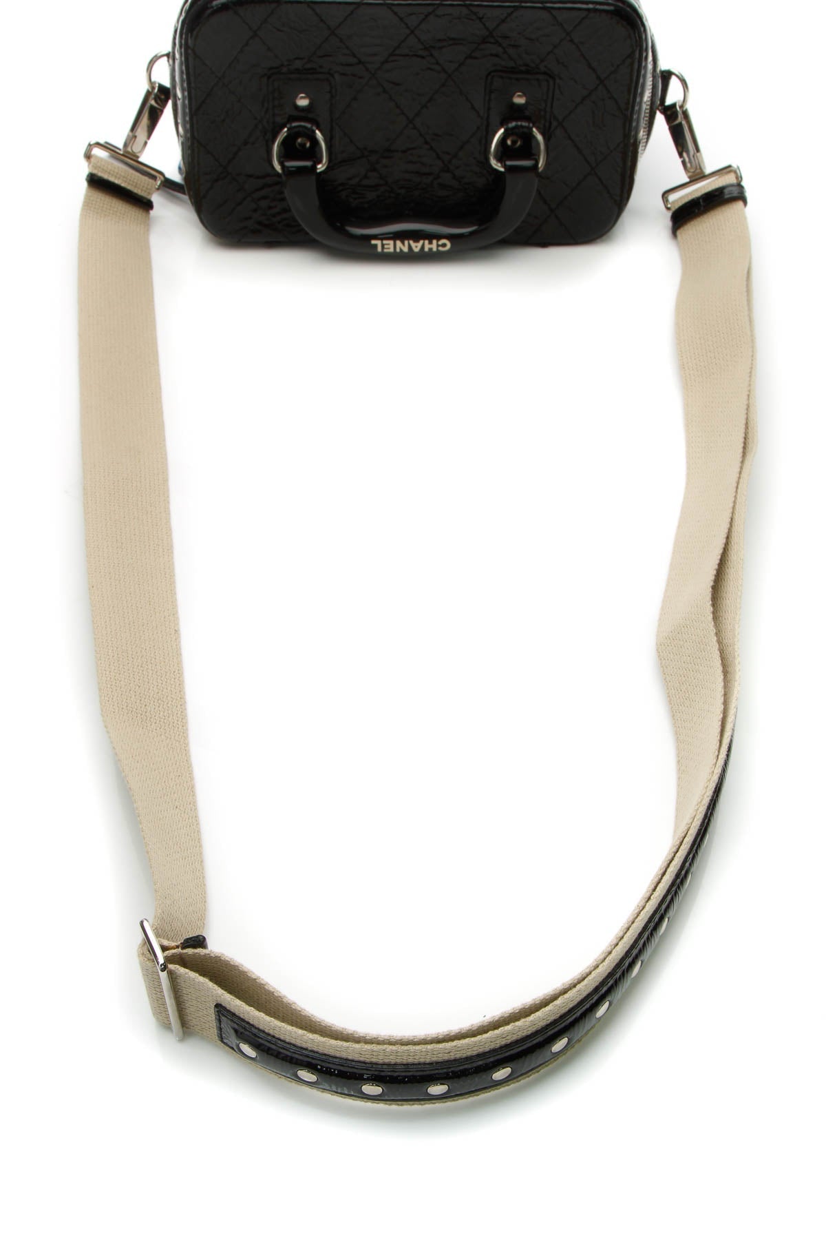 Studded Train Case Bag - Black - image 5