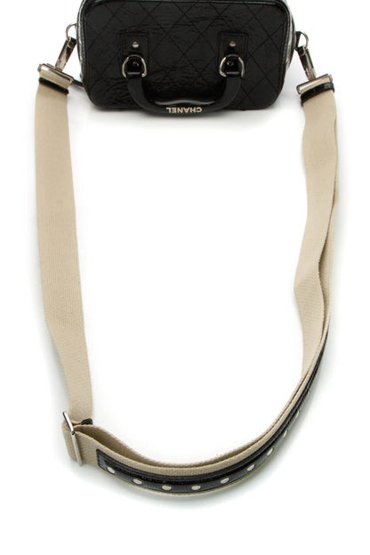 Studded Train Case Bag - Black - image 5
