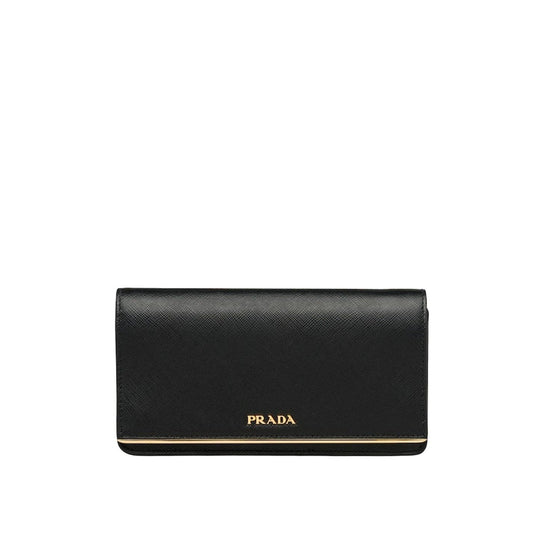 Saffiano Leather Continental Mini Clutch Bag - image 1