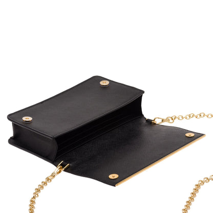 Saffiano Leather Continental Mini Clutch Bag - image 4