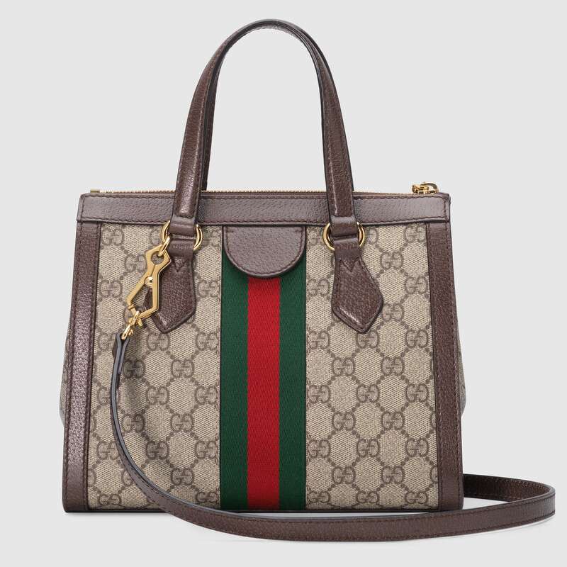 Ophidia small GG tote bag Brown leather - image 3