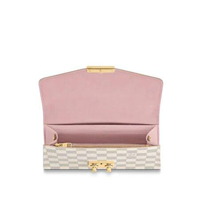 Louis Vuitton CROISETTE CHAIN WALLET Rose Ballerine Pink - image 5