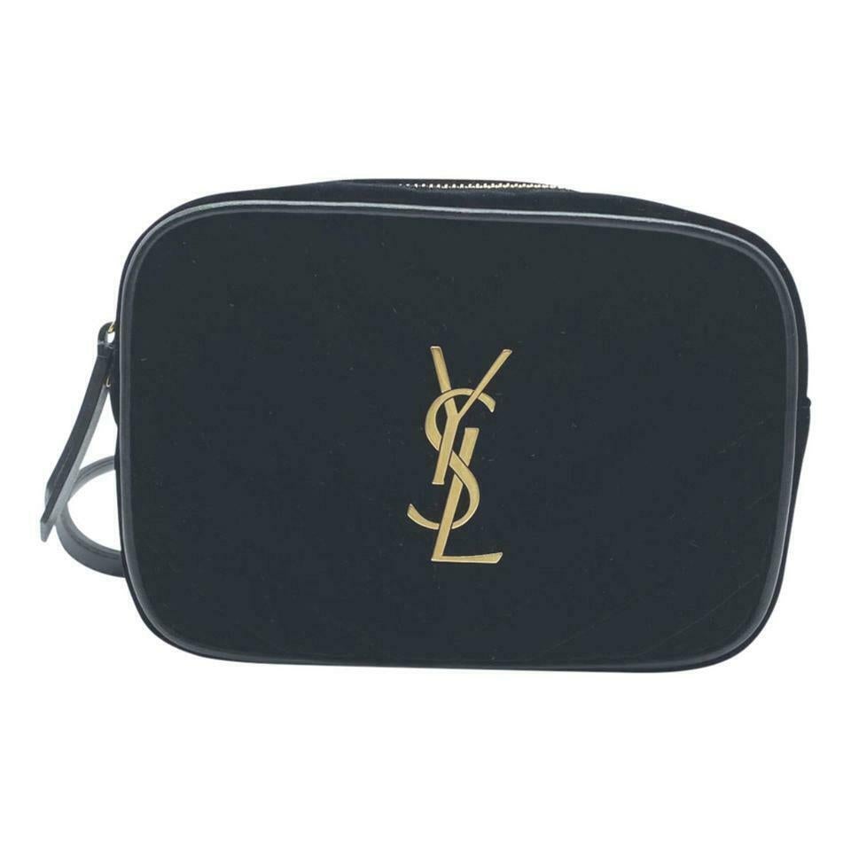 Saint Laurent Monogram Lou Camera Belt Quilted Leather Black Velvet Cross Body - photo 6