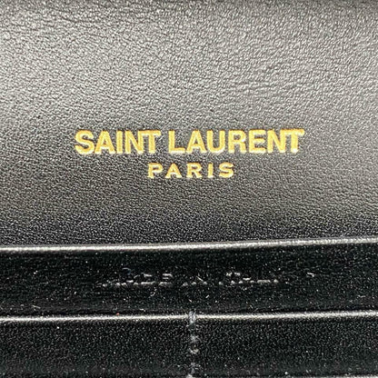 Saint Laurent WOC Monogram Kate Tortoise Cross Body Brown Patent Leather - photo 11