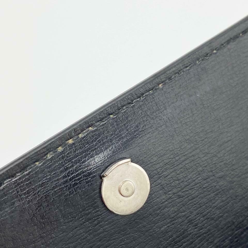 Saint Laurent Monogram Sunset Chain Wallet Calfskin Black Leather Shoulder Bag - photo 8