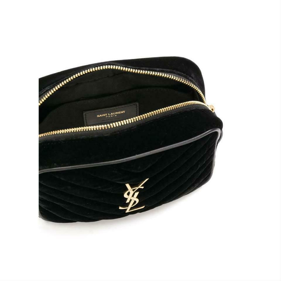 Saint Laurent Monogram Lou Camera Belt Quilted Leather Black Velvet Cross Body - photo 4