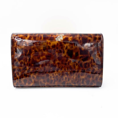 Saint Laurent WOC Monogram Kate Tortoise Cross Body Brown Patent Leather - photo 5