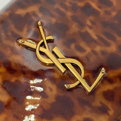 Saint Laurent WOC Monogram Kate Tortoise Cross Body Brown Patent Leather - photo 8