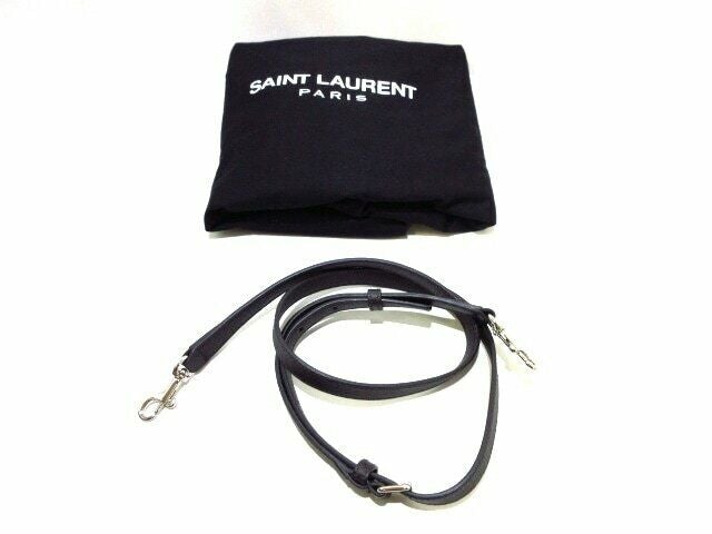 Saint Laurent Paris Cabas Rive Gauche Dark Brown Handbag - photo 9