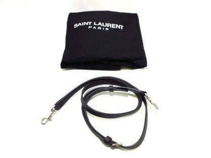 Saint Laurent Paris Cabas Rive Gauche Dark Brown Handbag - photo 9