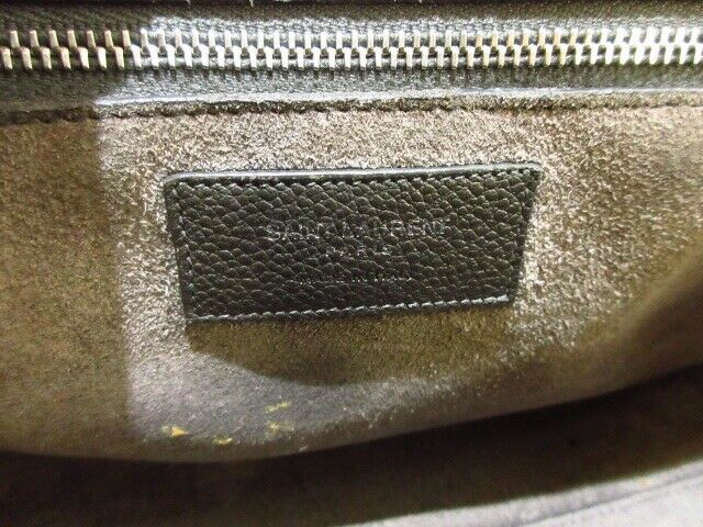 Saint Laurent Paris Cabas Rive Gauche Dark Brown Handbag - photo 7
